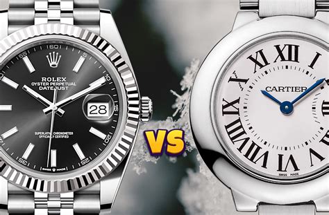 rolex vs cartier price